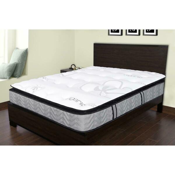 Spectra Mattress 11 in. Orthopedic Organic Medium Plush Knife Edge Pillow Top Pocketed Coil - Queen SS571002Q